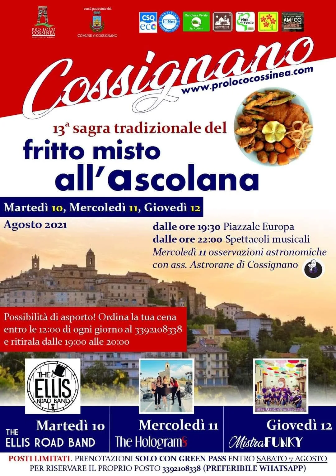 Locandina Sagra del fritto misto con osservazioni Astrorane