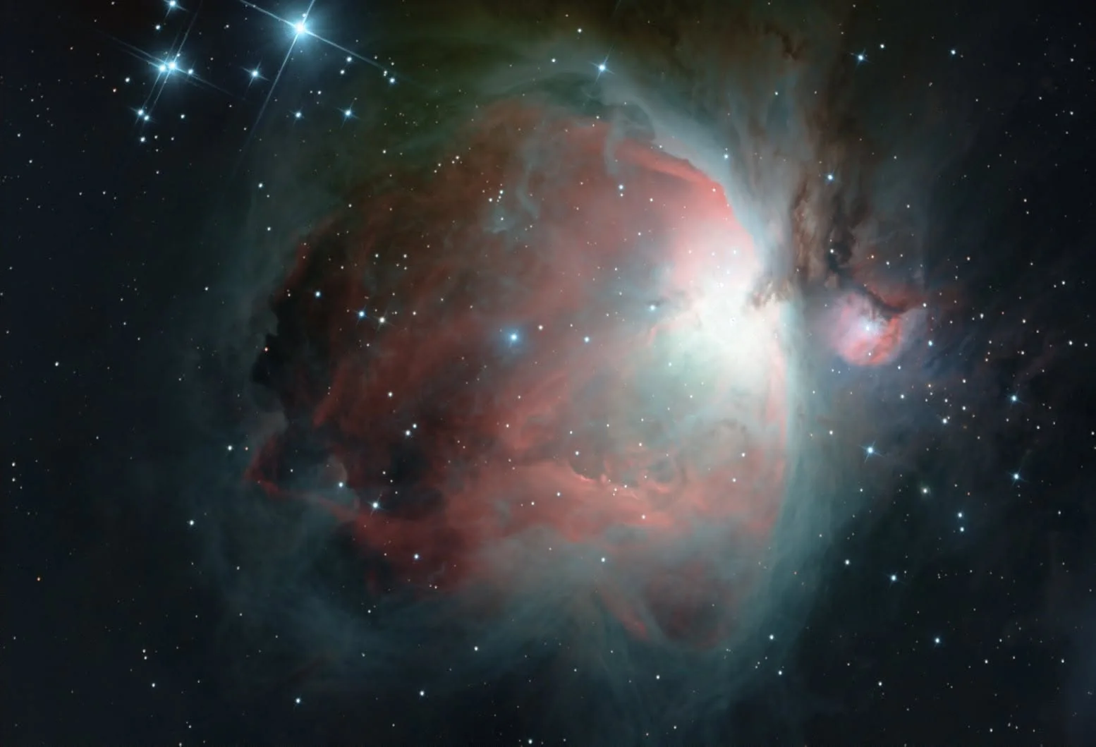 Nebulosa di Orione fotografata da Astrorane